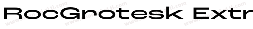 RocGrotesk ExtraBo字体转换